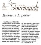 LA LETTRE DES GOURMANDS