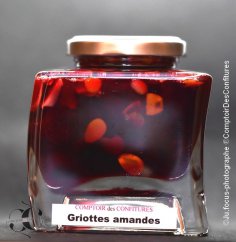 Confiture luxe Comptoir des Confitures Griottes-amandes